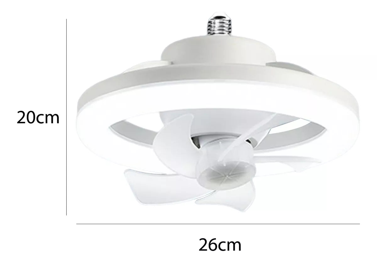 Luminária LED e Ventilador de Teto com Controle FanMaster Premium