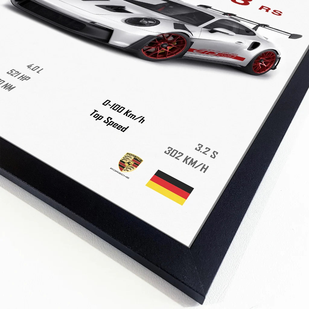 Moletom Porsche 911 GT3 + Brinde:Quadro Porsche 34 x 44