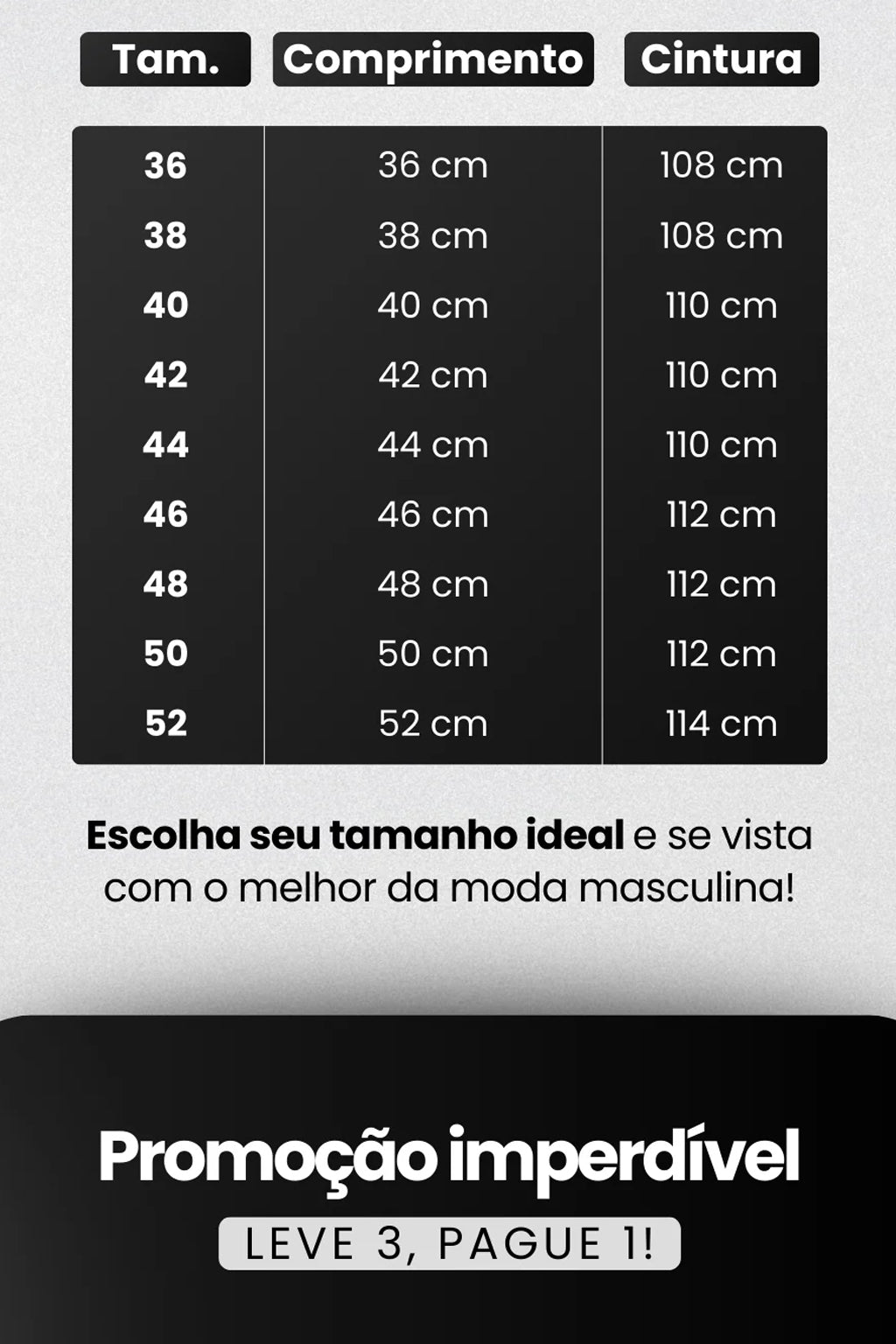 |COMPRE 1 LEVE 3| Calça Alfaiataria Mônaco com Ajuste + Carteira Brinde dia dos Pais