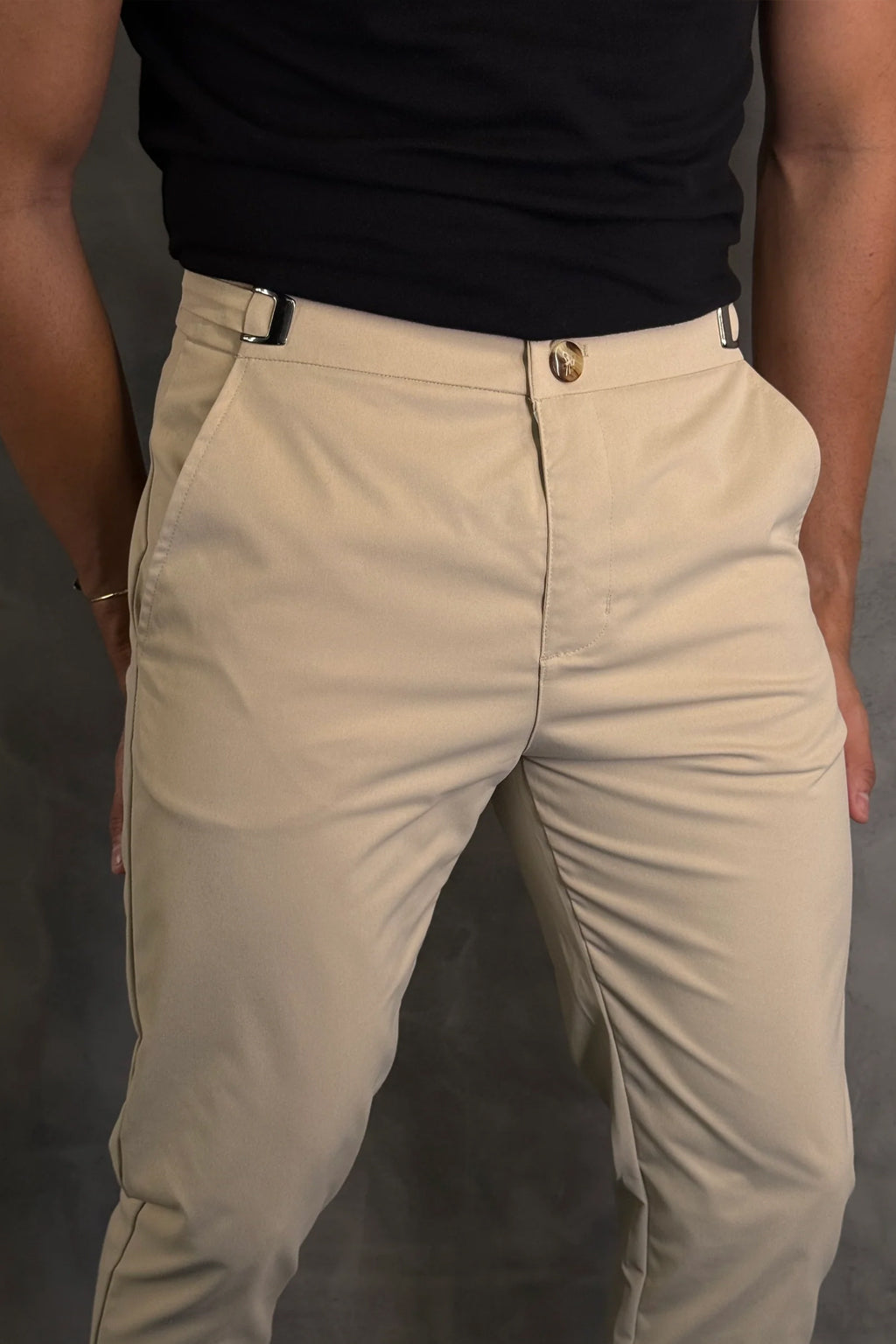 |COMPRE 1 LEVE 3| Calça Alfaiataria Mônaco com Ajuste + Carteira Brinde dia dos Pais