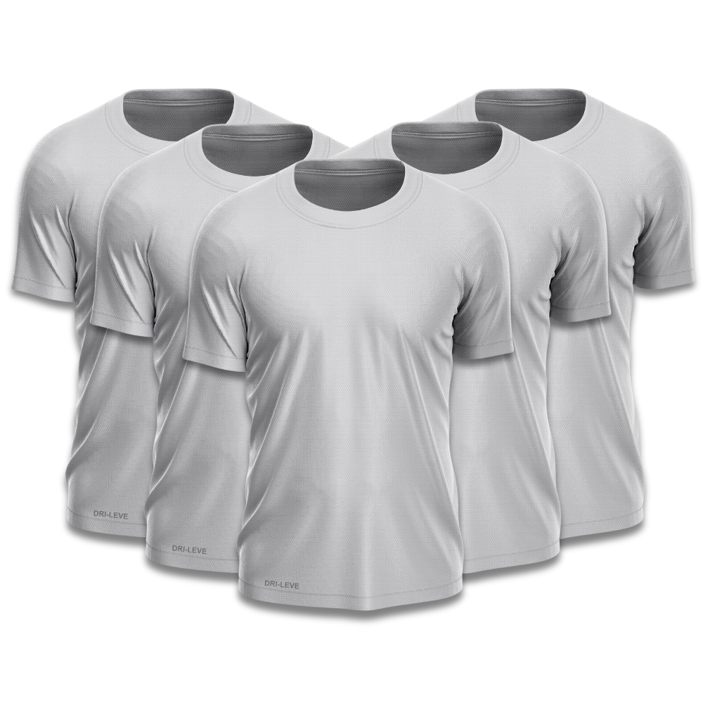 Kit 5 Camisetas Tecnológicas FitneSmart Masculinas - Presente Dia Dos Namorados