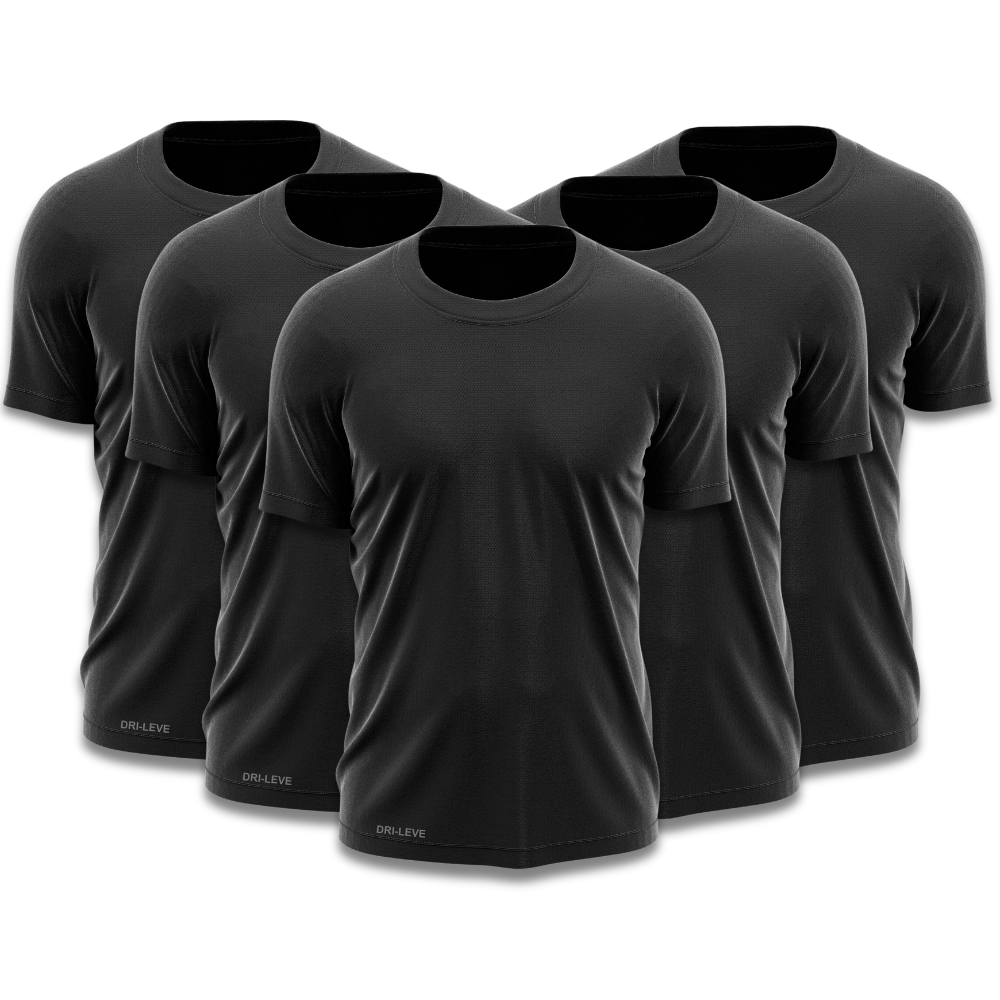 Kit 5 Camisetas Tecnológicas FitneSmart Masculinas - Presente Dia Dos Namorados
