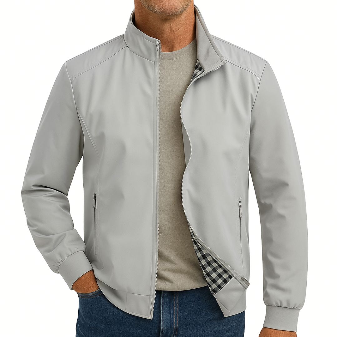 Jaqueta Masculina Henry Forrada e Bolso Interno [Compre 1 e leve 2] + Carteira e Relógio de Brinde dia dos Pais