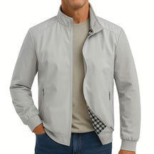 Jaqueta Masculina Henry Forrada e Bolso Interno [Compre 1 e leve 2] + Carteira e Relógio de Brinde dia dos Pais