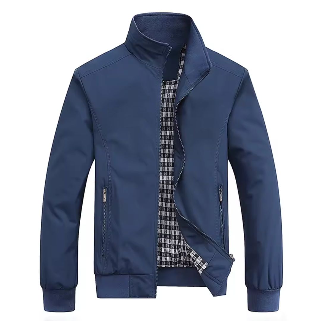 Jaqueta Masculina Henry Forrada e Bolso Interno [Compre 1 e leve 2] + Carteira e Relógio de Brinde dia dos Pais