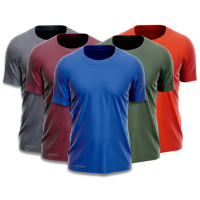Kit 5 Camisetas Tecnológicas FitneSmart Masculinas - Presente Dia Dos Namorados