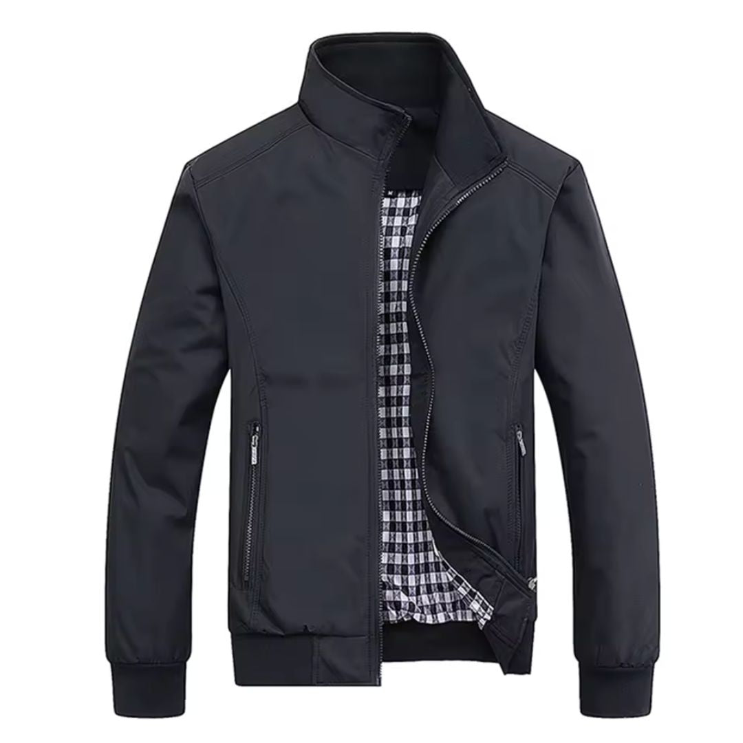 Jaqueta Masculina Henry Forrada e Bolso Interno [Compre 1 e leve 2] + Carteira e Relógio de Brinde dia dos Pais