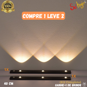 Luminária Recarregável com Sensor de Movimento (COMPRE 1 LEVE 2)