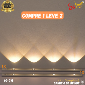 Luminária Recarregável com Sensor de Movimento (COMPRE 1 LEVE 2)