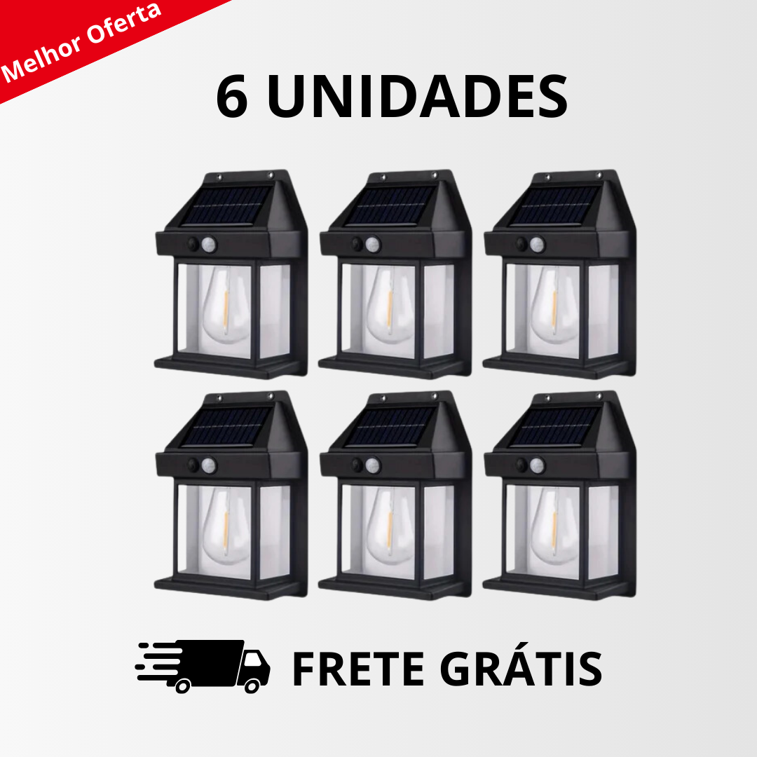 Refletor Solar Ecolux™ - Com sensor de Movimento