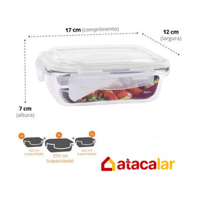 Kit com 15 potes Herméticos de vidro + 10 copos de vidro de arruda de brinde