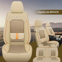 Kit Capa para Banco Completa em Couro Legítimo Universal Italian + BRINDE: Tapete Completo (Copy)