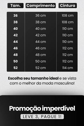 |COMPRE 1 LEVE 3| Calça Alfaiataria Mônaco com Ajuste + Carteira Brinde dia dos Pais