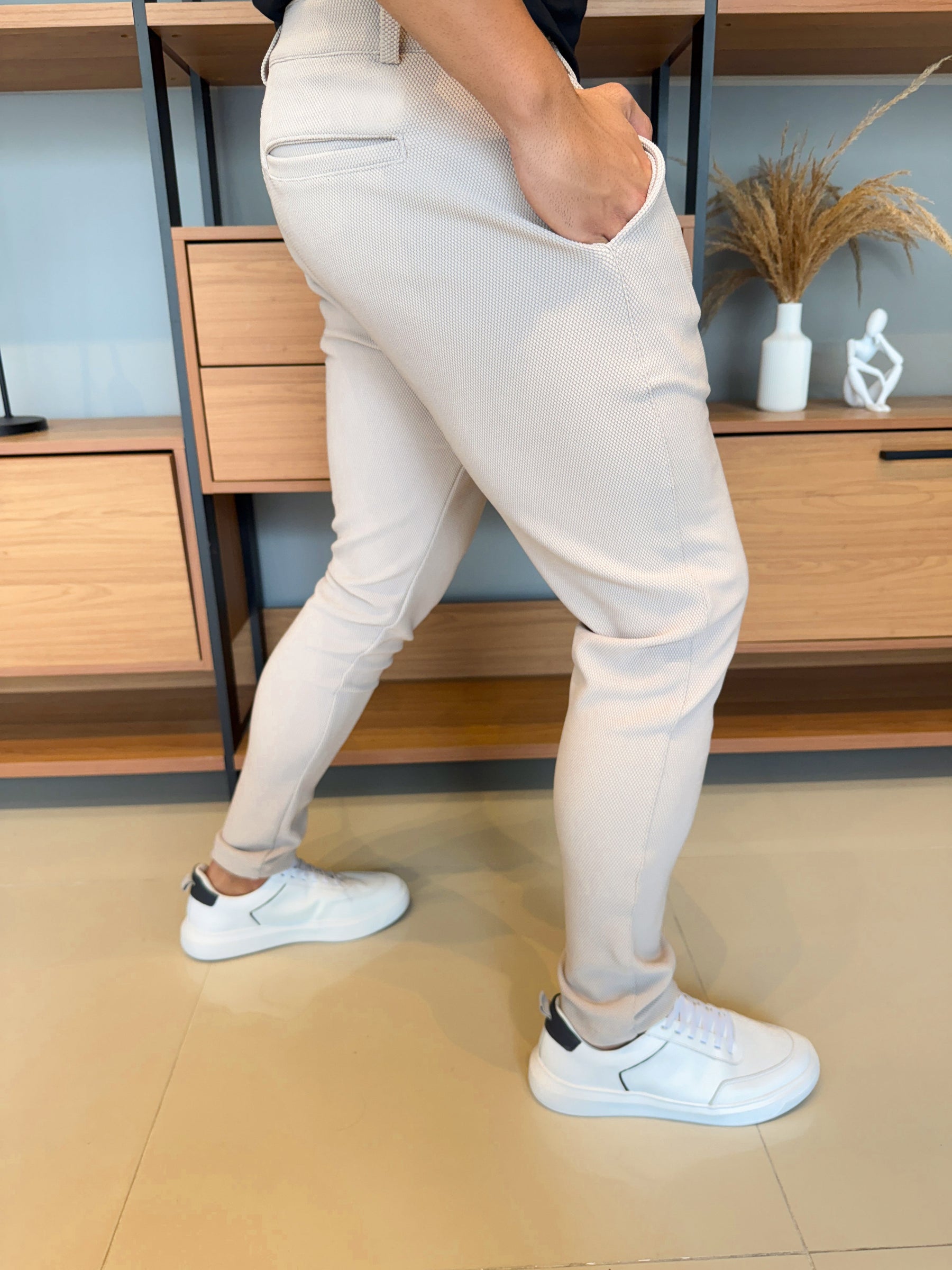 Calça Granitto Textured Khaki