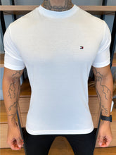 Camiseta Tommy H. Básica Branca