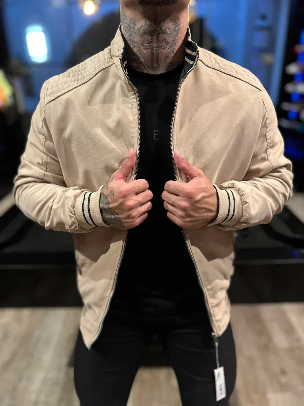 Jaqueta Premium Casual Reversível (Jaqueta 2 em 1) + Carteira Minimalista Brinde Exclusivo
