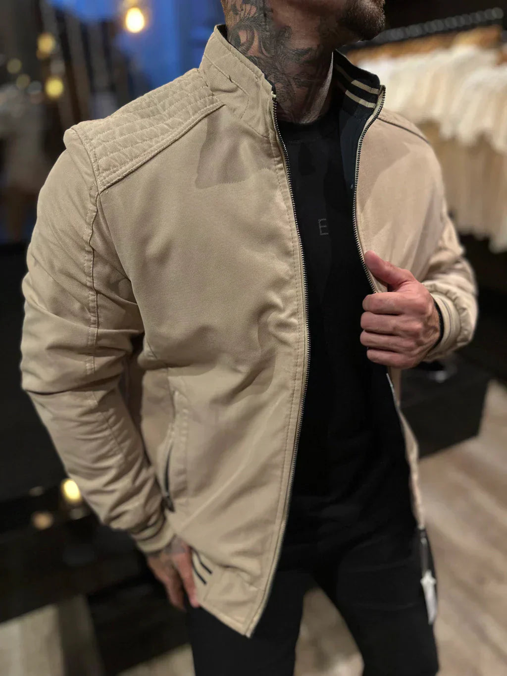 Jaqueta Premium Casual Reversível (Jaqueta 2 em 1) + Carteira Minimalista Brinde Exclusivo