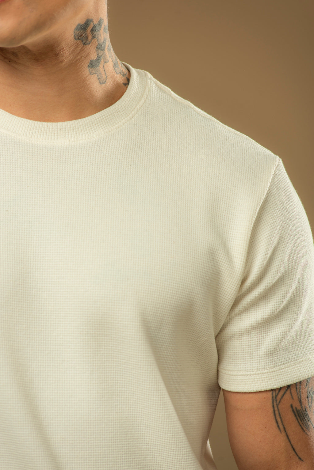 Kit com 5 Camisetas Texturizadas Malha Waffle Milano Avenna - Não amassa, não desbota e 0 transparência