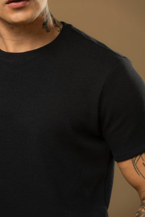 Kit com 5 Camisetas Texturizadas Malha Waffle Milano Avenna - Não amassa, não desbota e 0 transparência