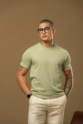 Kit com 5 Camisetas Texturizadas Malha Waffle Milano Avenna - Não amassa, não desbota e 0 transparência
