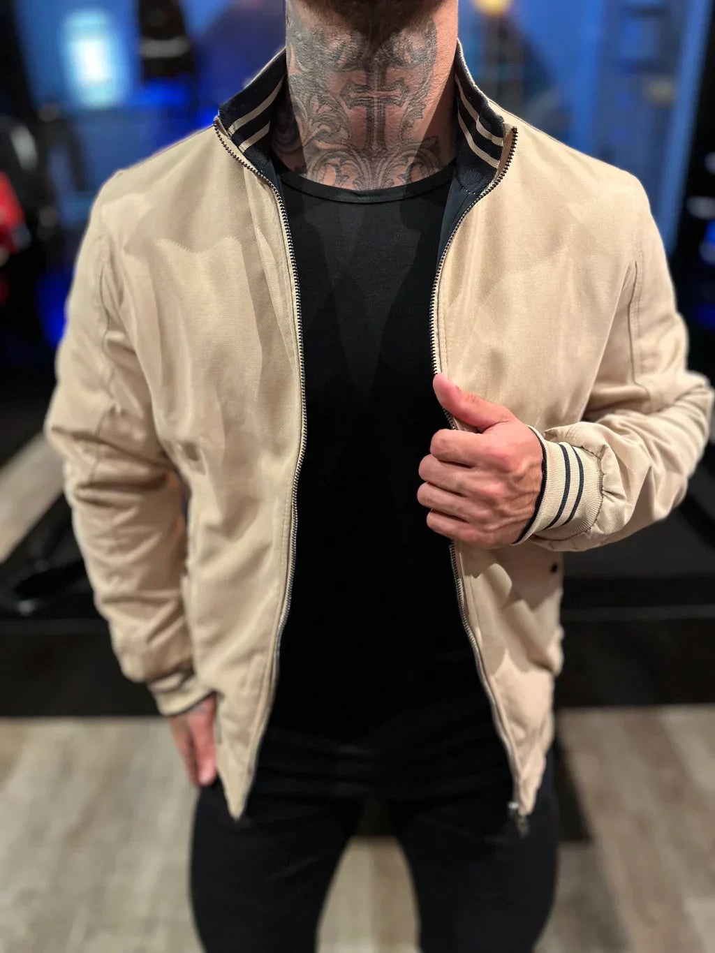 Jaqueta Premium Casual Reversível (Jaqueta 2 em 1) + Carteira Minimalista Brinde Exclusivo