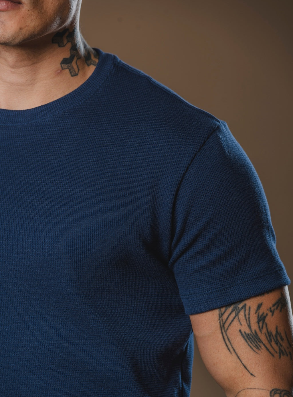 Kit com 5 Camisetas Texturizadas Malha Waffle Milano Avenna - Não amassa, não desbota e 0 transparência