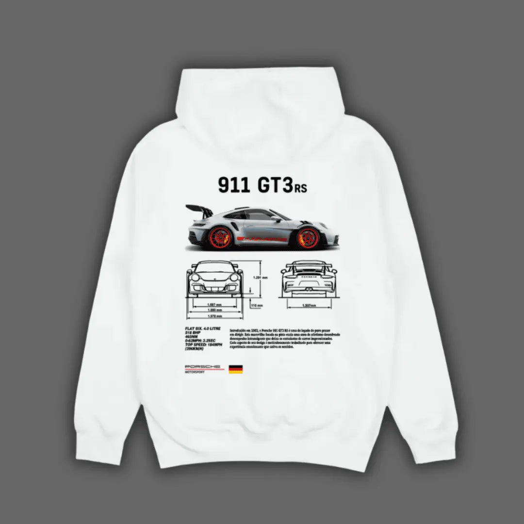 Moletom Porsche 911 GT3 + Brinde:Quadro Porsche 34 x 44